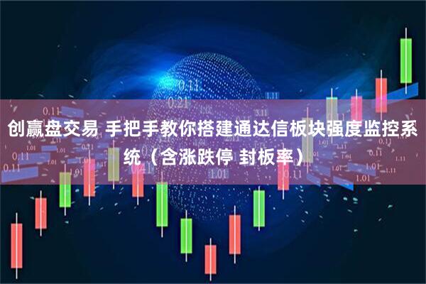 创赢盘交易 手把手教你搭建通达信板块强度监控系统（含涨跌停 封板率）