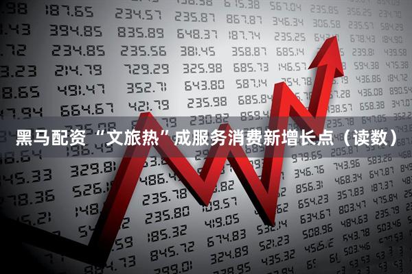 黑马配资 “文旅热”成服务消费新增长点（读数）